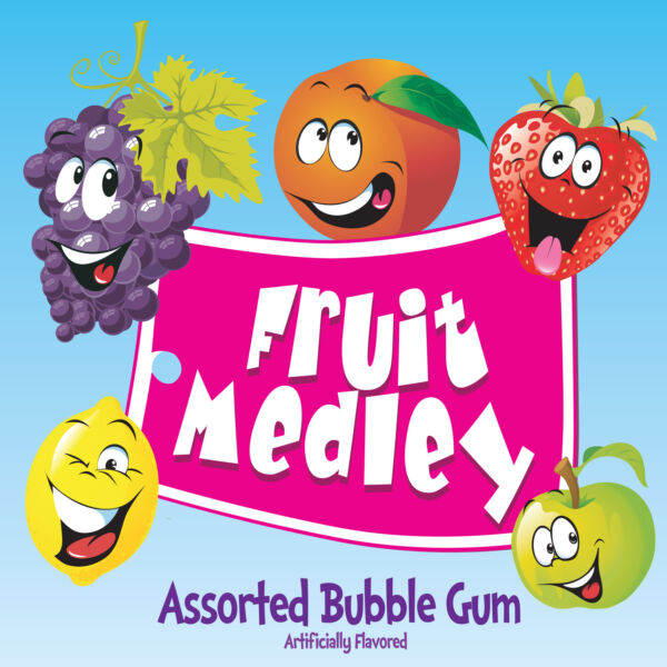 Fruit Medley Bubble Gum